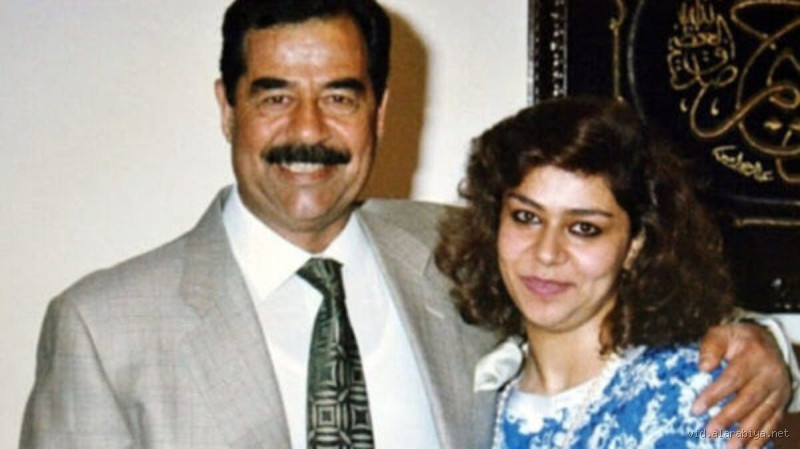 من هي ابنة صدام حسين؟